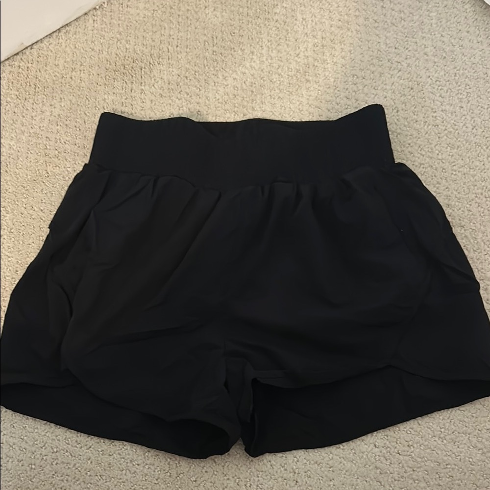 Black High Waisted Shorts